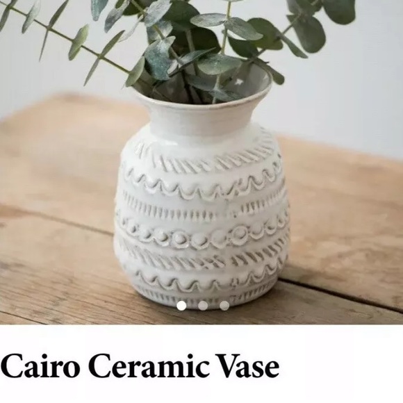 VASE MAGNOLIA HOME JOANNA JOJO GAINES NEW CERAMIC - Picture 1 of 5